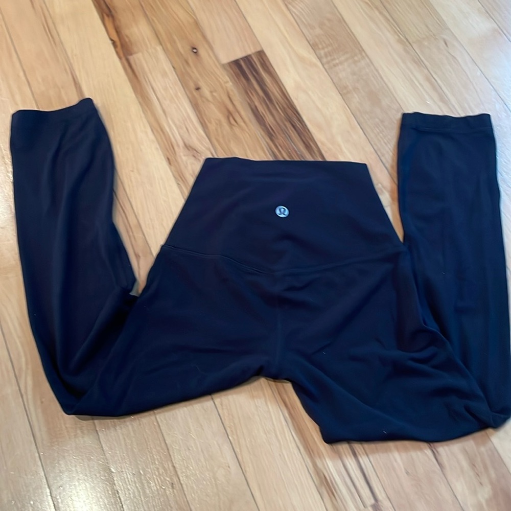Lululemon black align pants Size 0 Like New